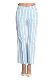 True Royal Pantalone Riviera Azzurro/bianco Donna