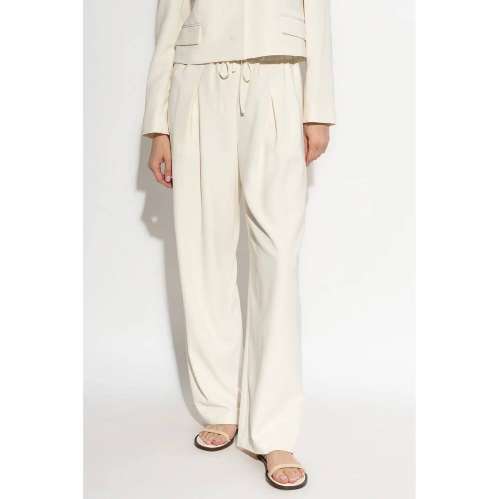 Theory Geplooide broek Beige Dames