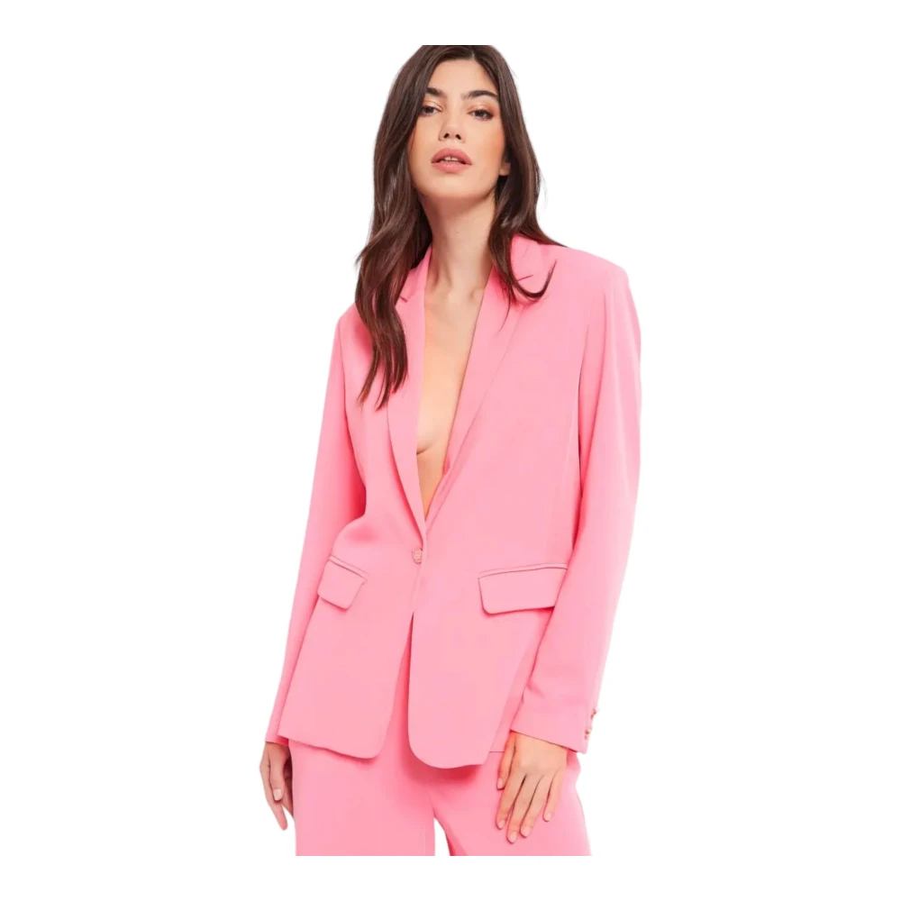 Gaudi Blazer Jas voor Vrouwen Pink Dames