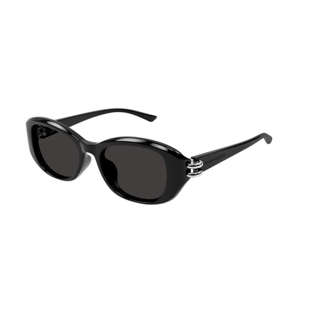 Alexander Mcqueen Women's Black/Grey Sunglasses Stylish Model