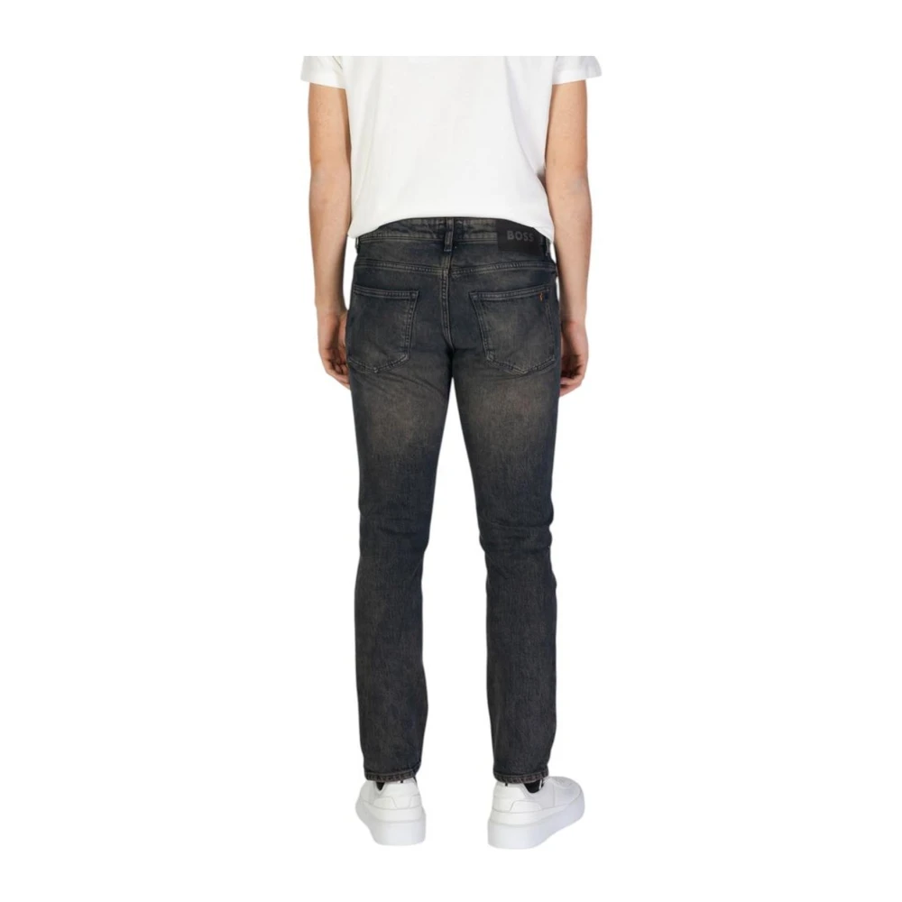 Hugo Boss Slim Katoenen Jeans met Elastaan Blue Heren