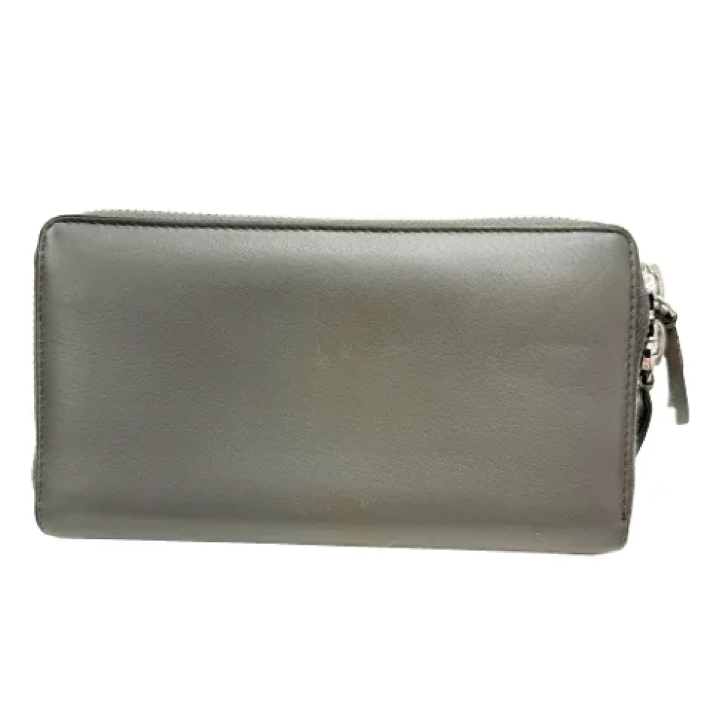 Balenciaga Vintage Pre-owned Leather wallets Gray Dames