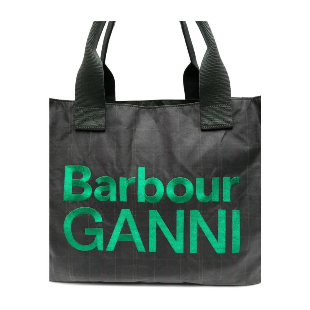 Barbour Groene Katoenen Winkel Tas voor Vrouwen Green Dames