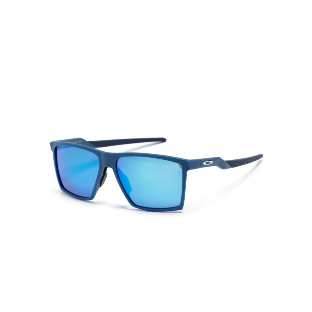 Oakley Blå Fyrkantig Spegelglasögon Blue, Unisex