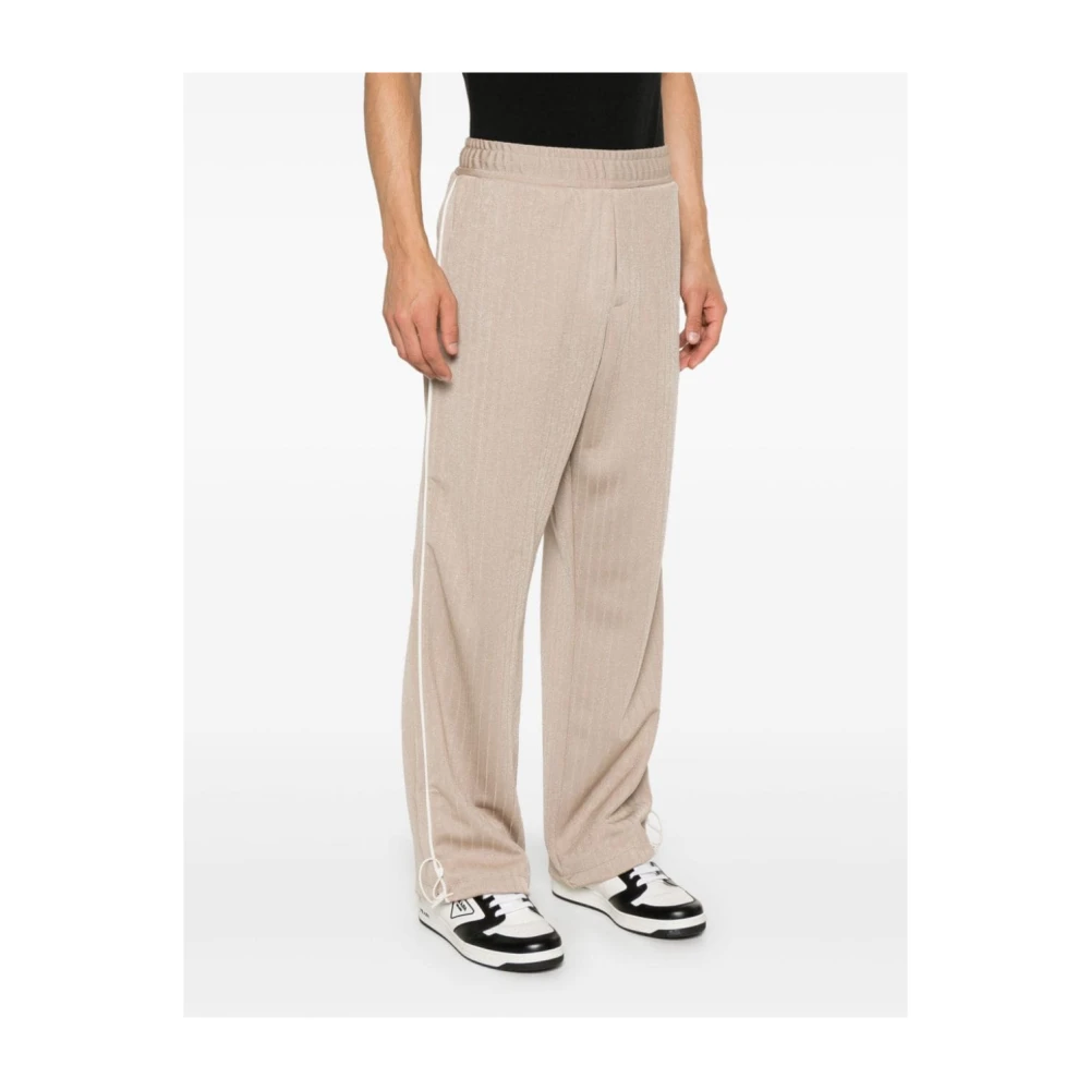 Golden Goose Beige Broek met Voorlogo Beige Heren