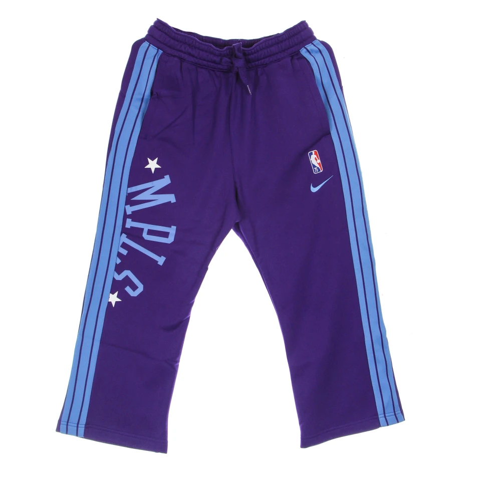 Nike Women's Purple Training Trousers & Tights, L, Nba Courtside Tracksuit Trousers