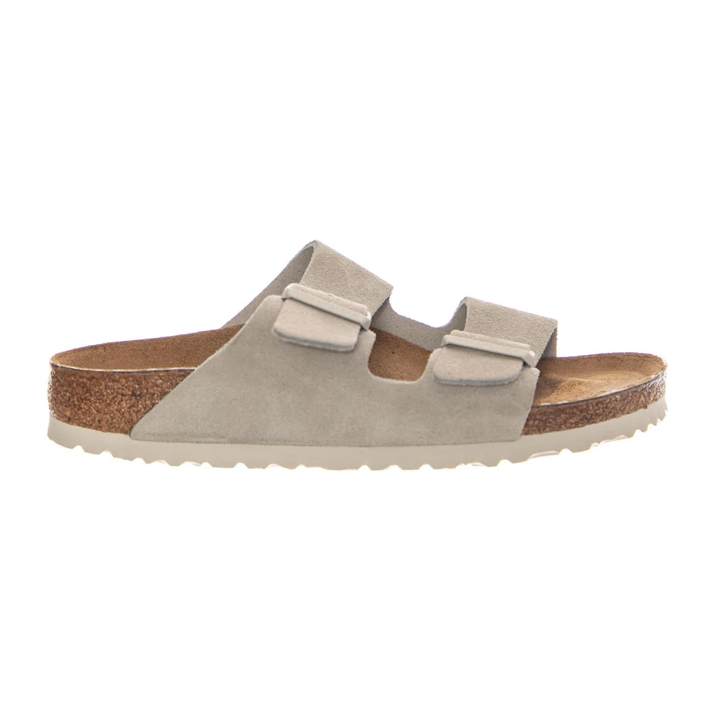 Birkenstock Women's Beige Sliders, 6 Uk, Arizona Regular Fit