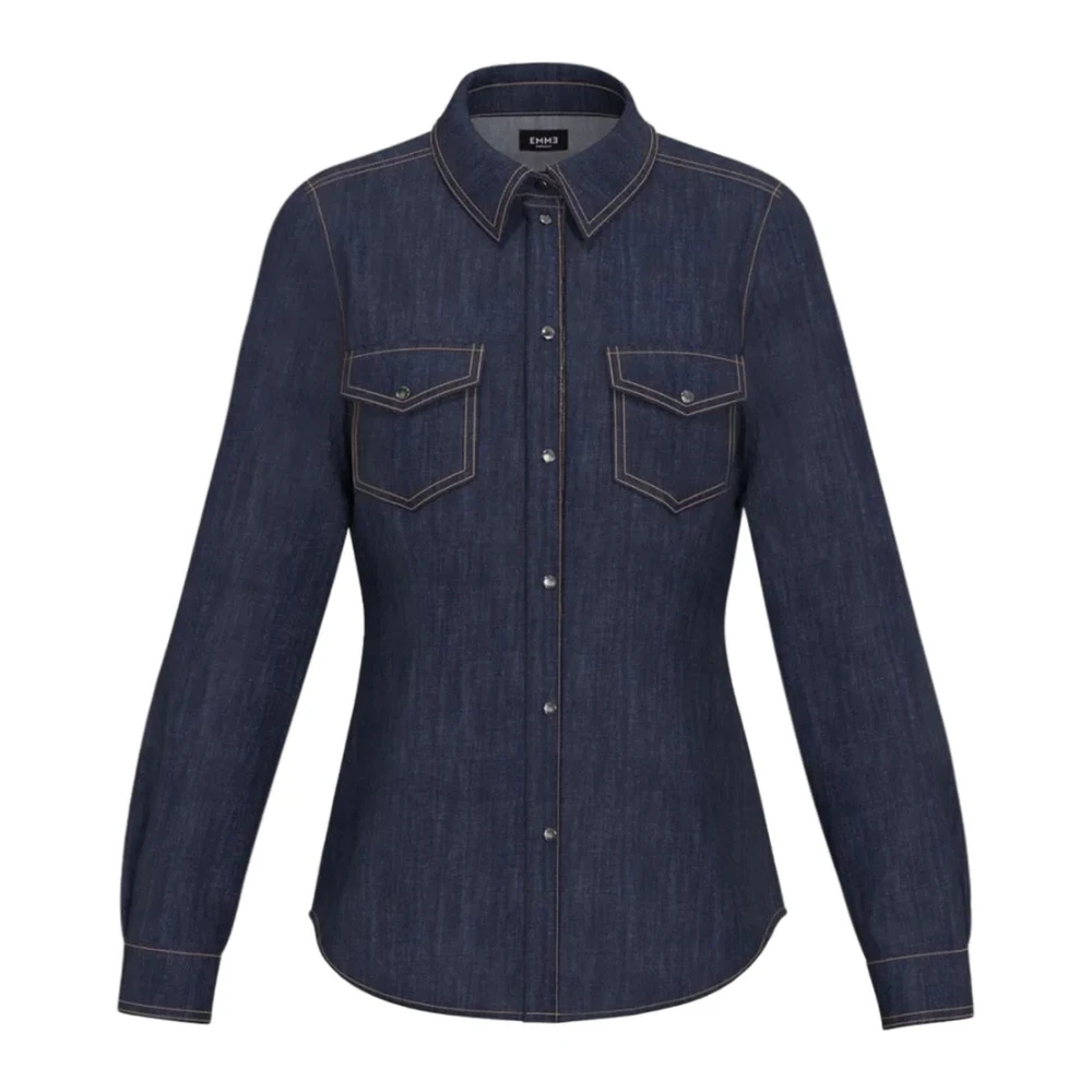 Emme DI Marella Blouse en overhemden Blue Dames