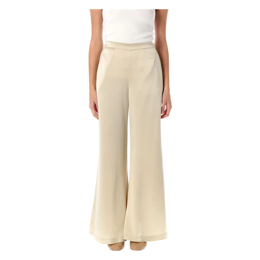 By Malene Birger Oester Grijs Flared Broek By Herenne Birger Beige Dames