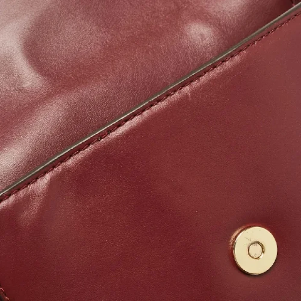 Michael Kors Pre-owned Leather shoulder-bags Red Dames