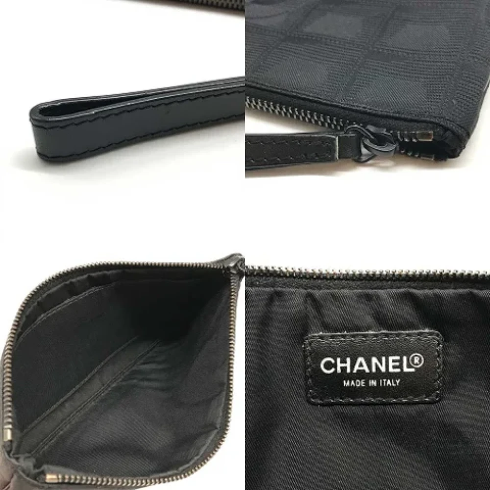 Chanel Vintage Pre-owned Canvas chanel-bags Black Dames