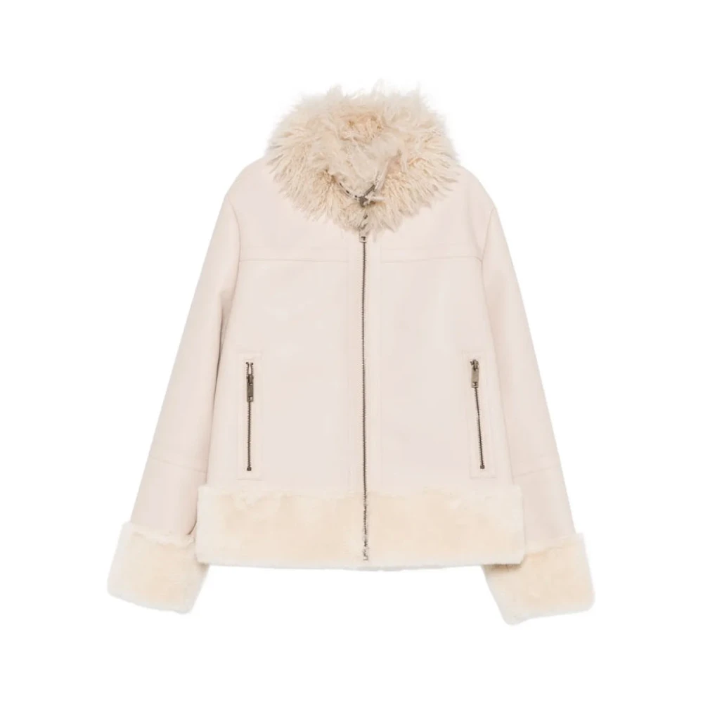 Twinset Women's Beige Jacket - Light Jackets - S - Jackets