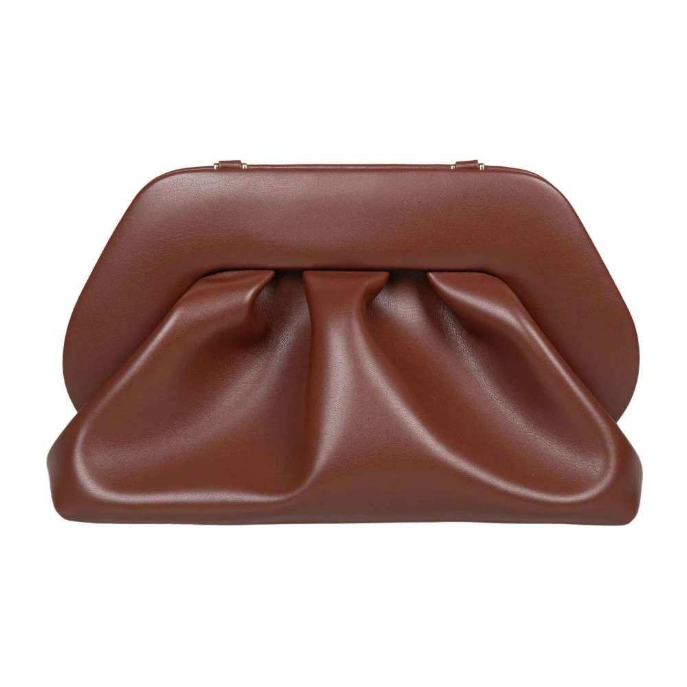 Themoirè Women's Brown Bios Clutch