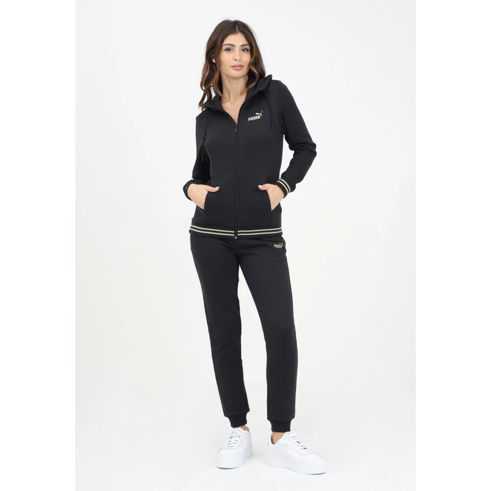 Puma Glitter Trainingspak Set voor Vrouwen Blue Dames
