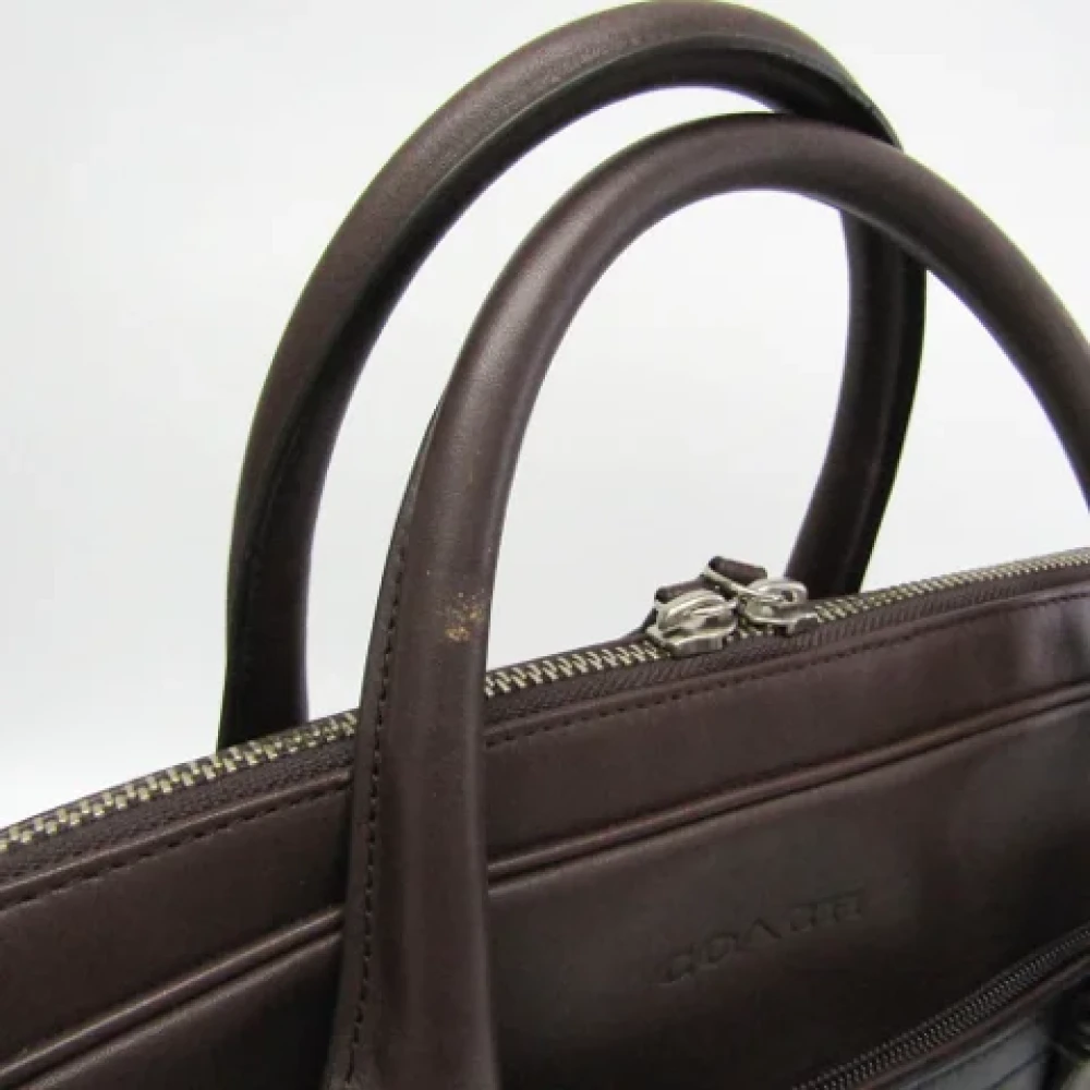 Coach Pre-owned Leather handbags Black Dames