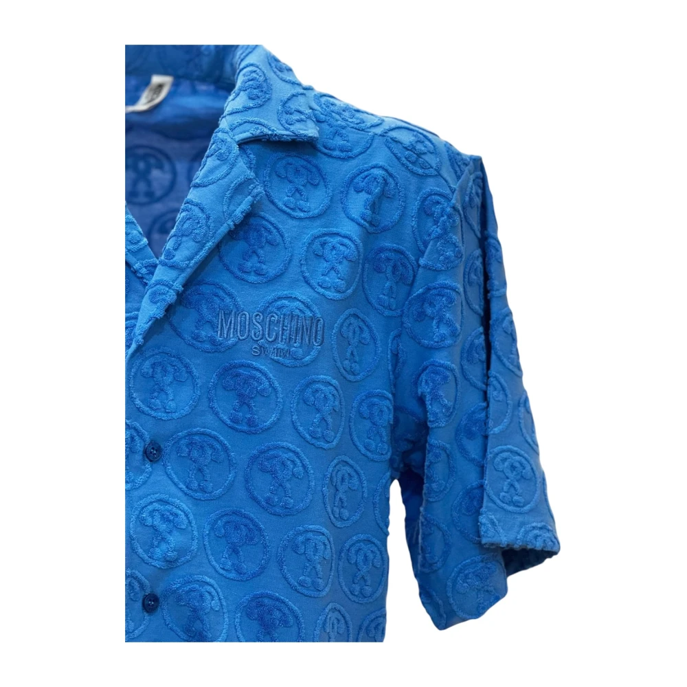 Moschino Stijlvolle Shirt voor Mannen en Vrouwen Blue Heren