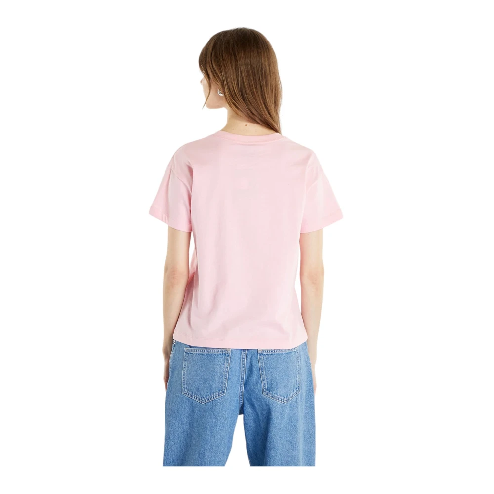 Champion Korte Mouw T-shirt Pink Dames