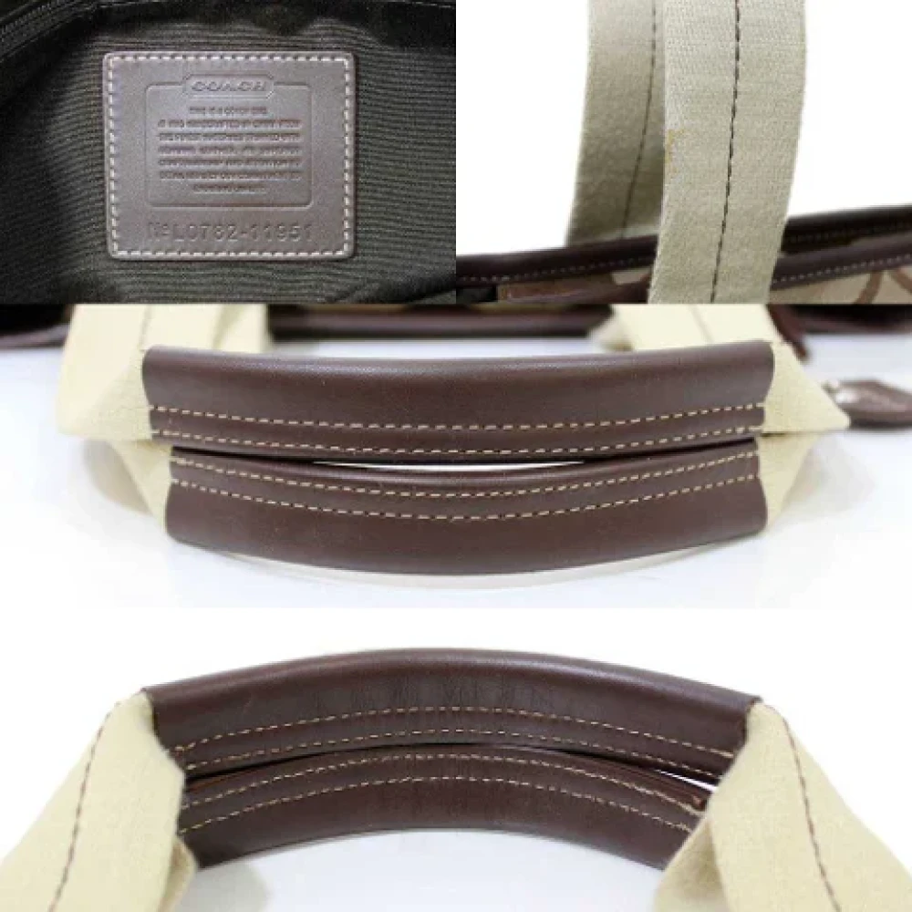 Coach Pre-owned Canvas totes Brown Dames