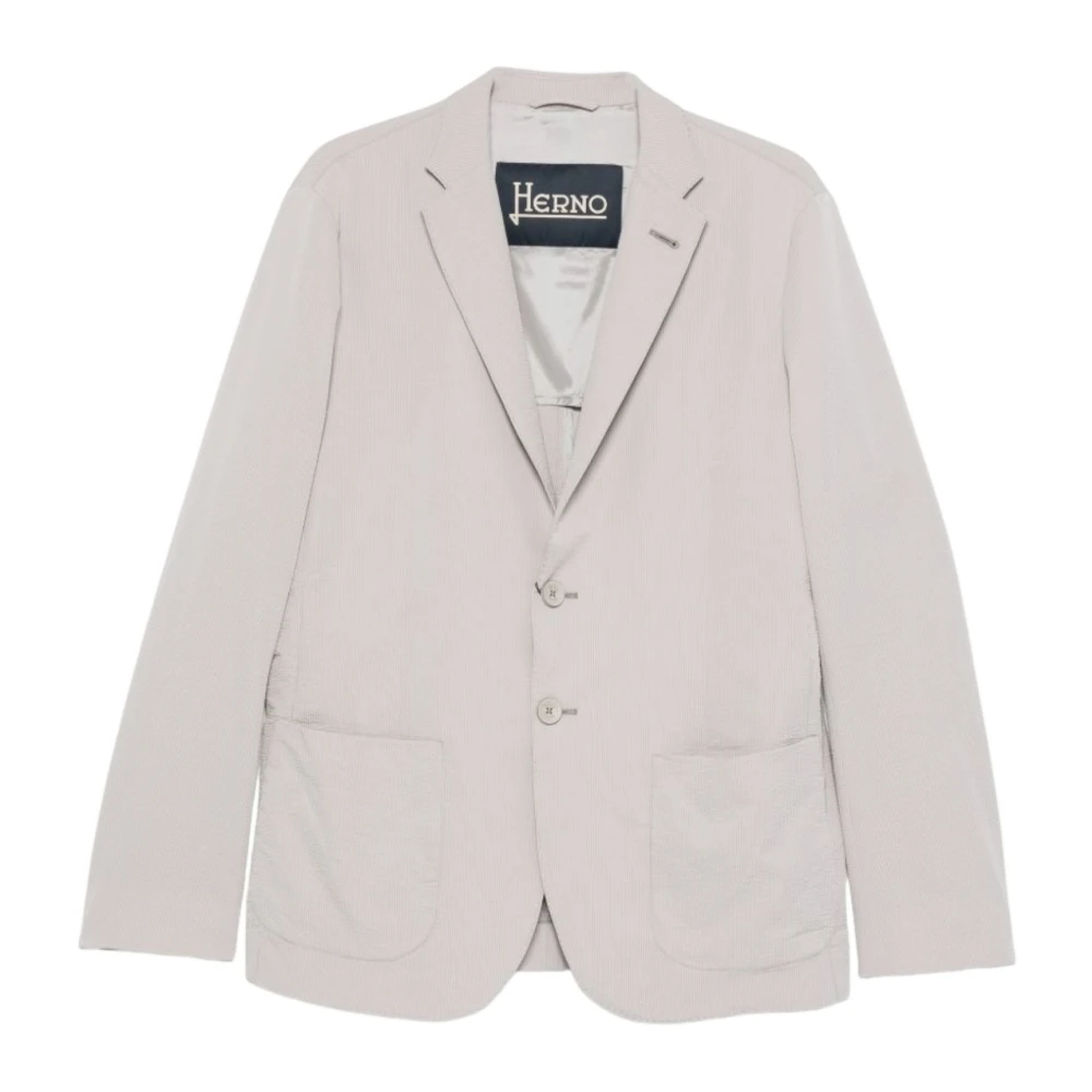 Herno Uomo Grigio Giacche, S, New,