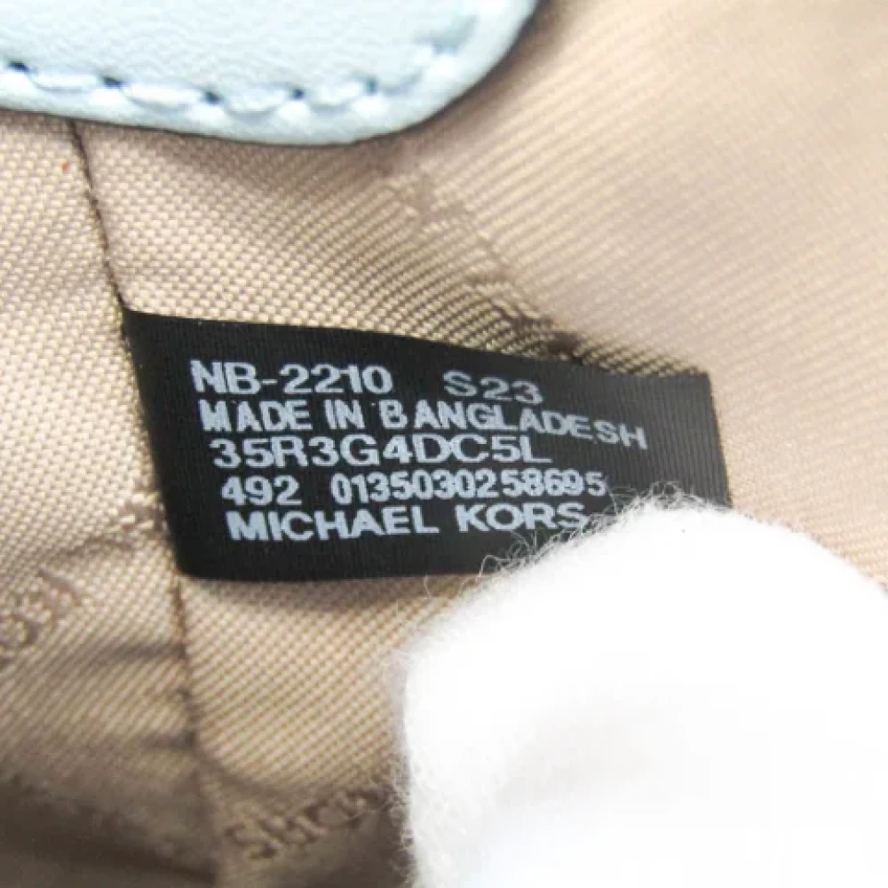 Michael Kors Pre-owned Leather shoulder-bags Blue Dames