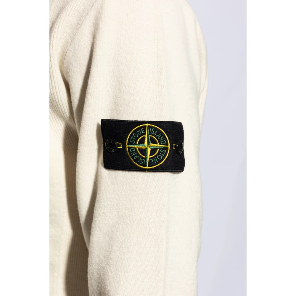 Stone Island Wollen trui Beige Heren