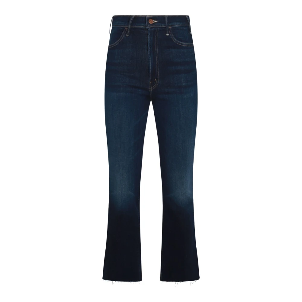 Mother Blauwe Denim Jeans met Voorzakken Blue Dames