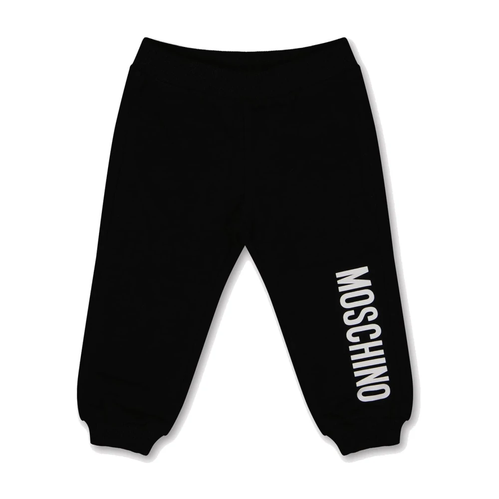 Moschino Boys Black Sweatpants, 9 Y, Pantalone Sportivo