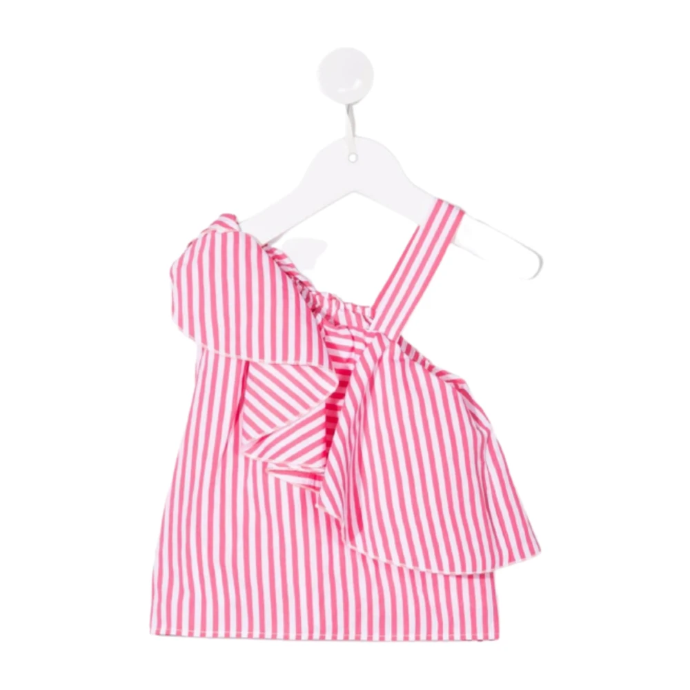 Monnalisa Girls Pink Top - Kids Sleeveless Tops - 4 Y - Kids