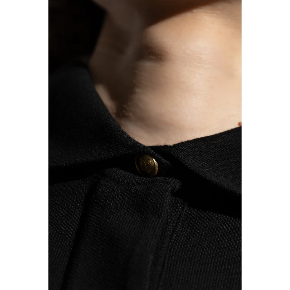Palm Angels Korte Polo Black Dames
