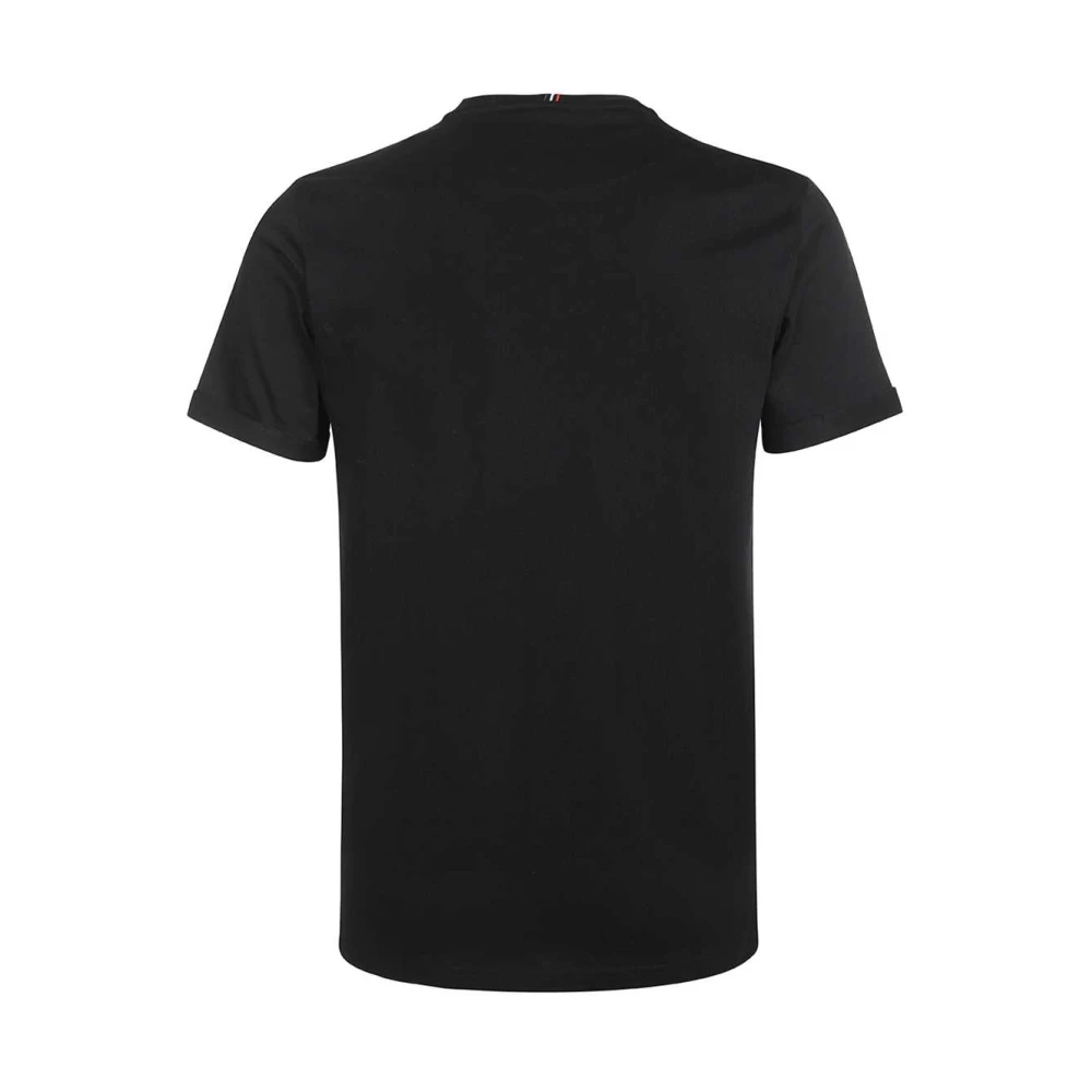 Les Deux Katoenen Crew-Neck T-Shirt Black Heren