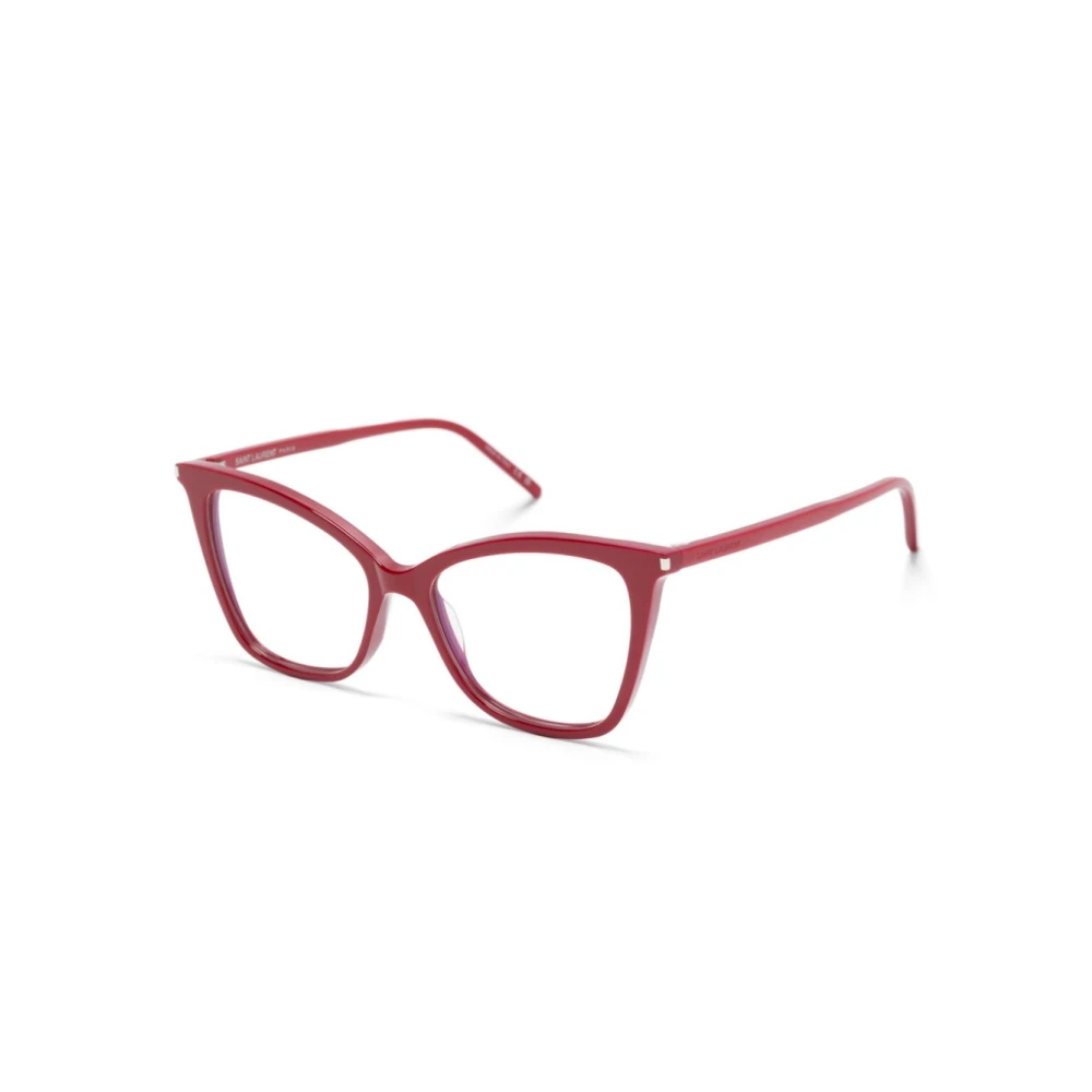 Saint Laurent Women's Red Glasses, 53 Mm, Optical Frame