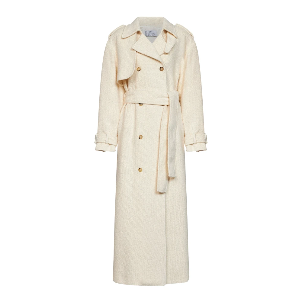 Giuseppe Di Morabito Trench Coat - Female - Trench Coats - White - S - Coats