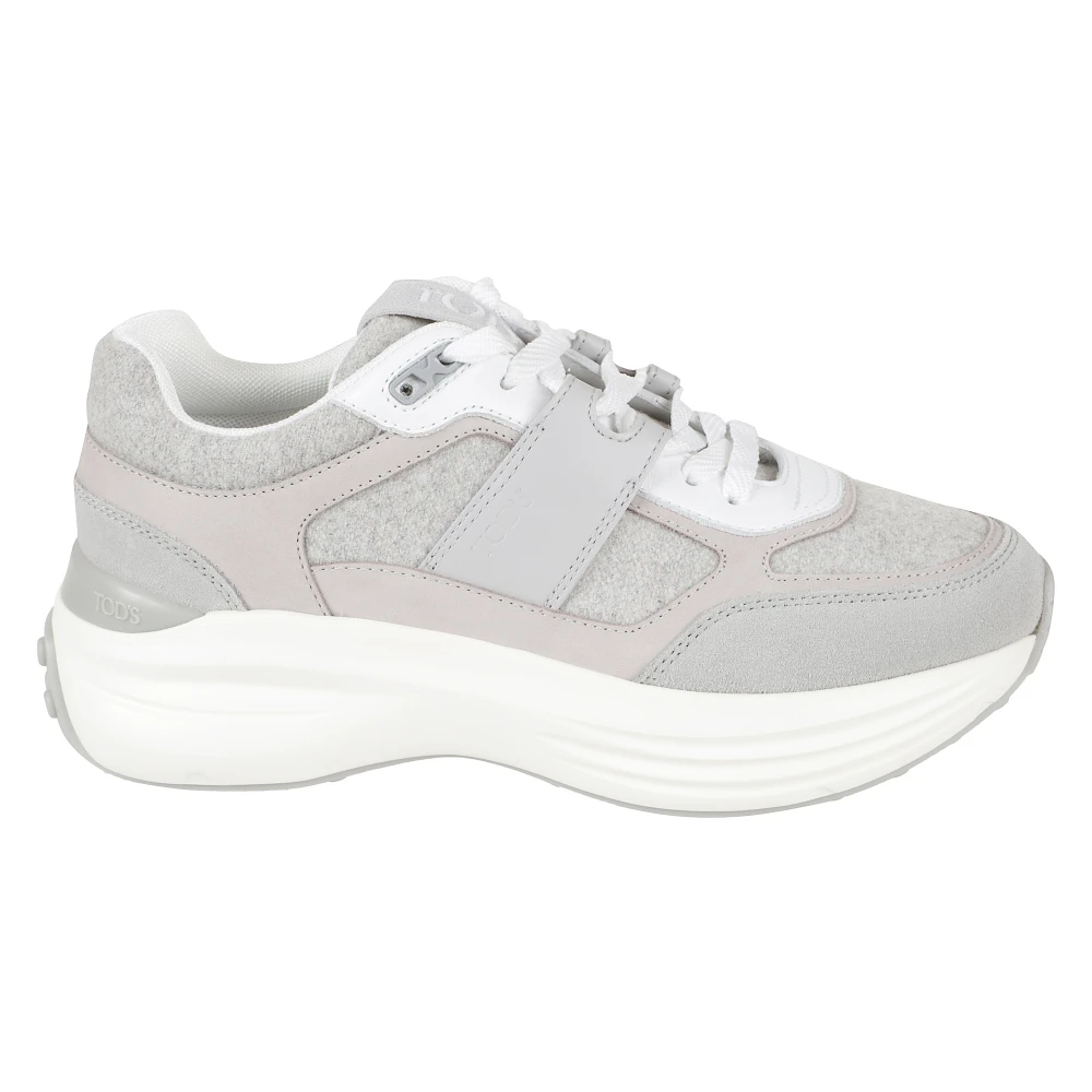 Tod’s Sportiva Lace-Up Sneaker Dames Schoenen Grijs