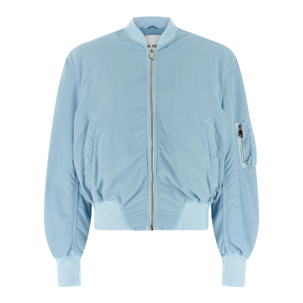 The Attico Women's Blue Anja Bomber Jacket - Bomber Jackets - S - Jackets