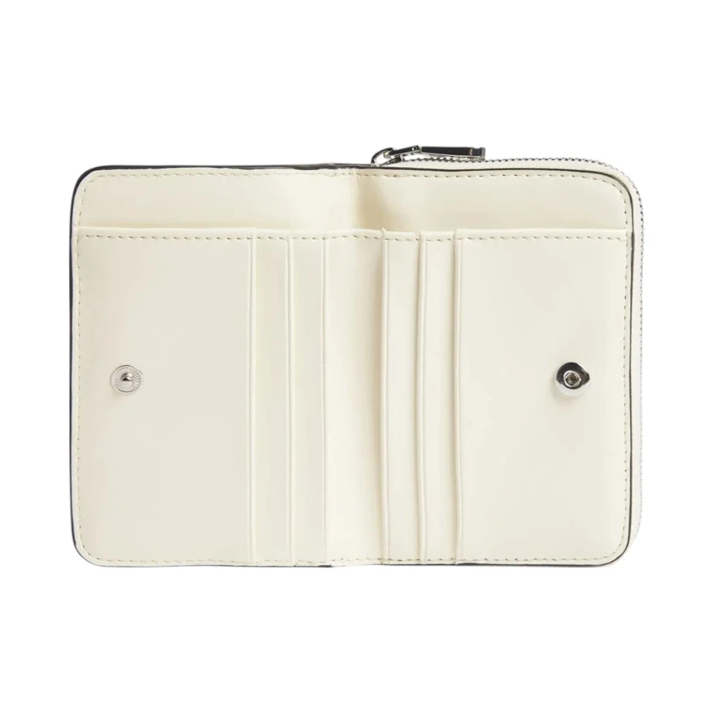 Calvin Klein Minimal Monogram Portemonnee & Kaarthouder Beige Dames
