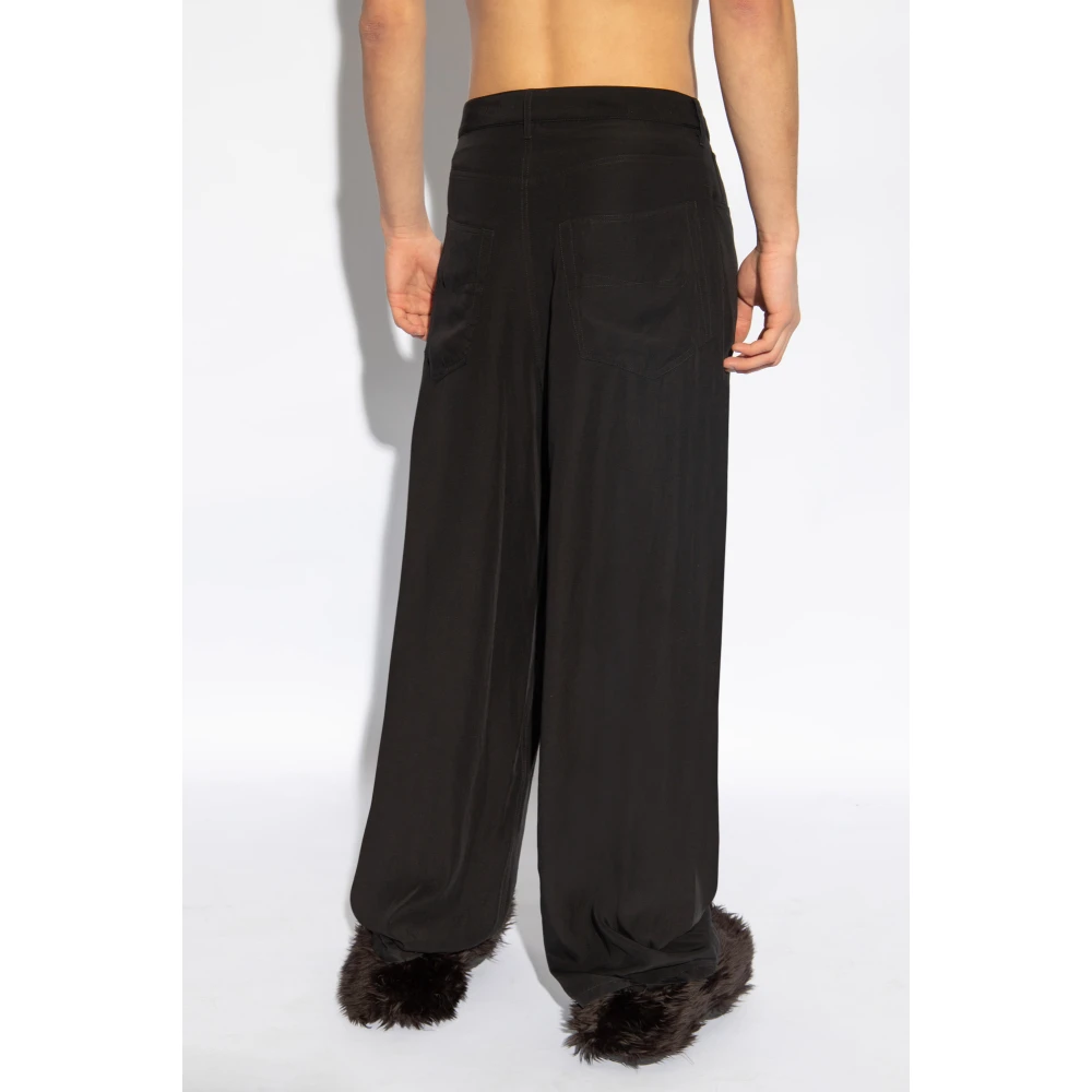 Balenciaga Oversized Broek Black Heren