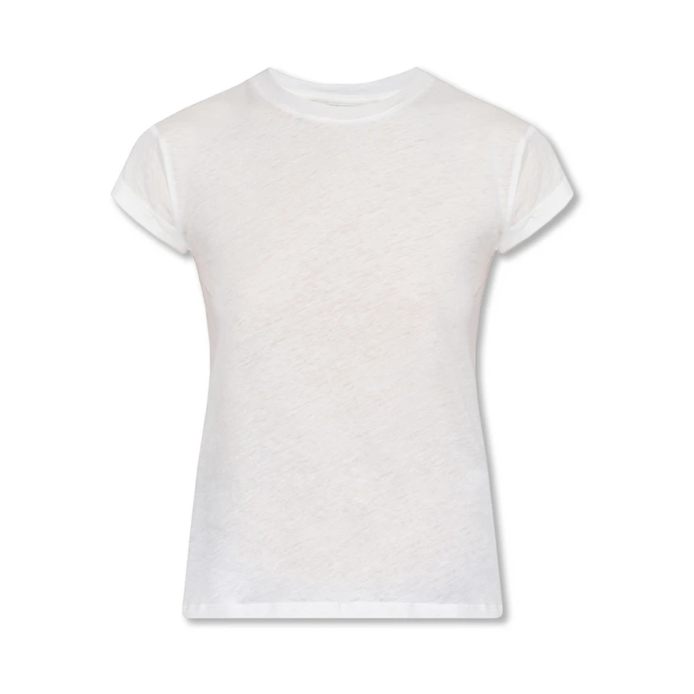 AllSaints Anna T-shirt met logo White Dames