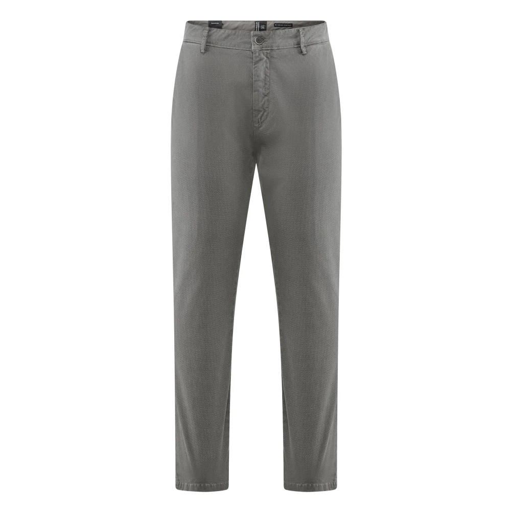 Bomboogie Hombre Gris - Pantalones Chinos En Gabardina Con Micro Estampado - Trousers - W32