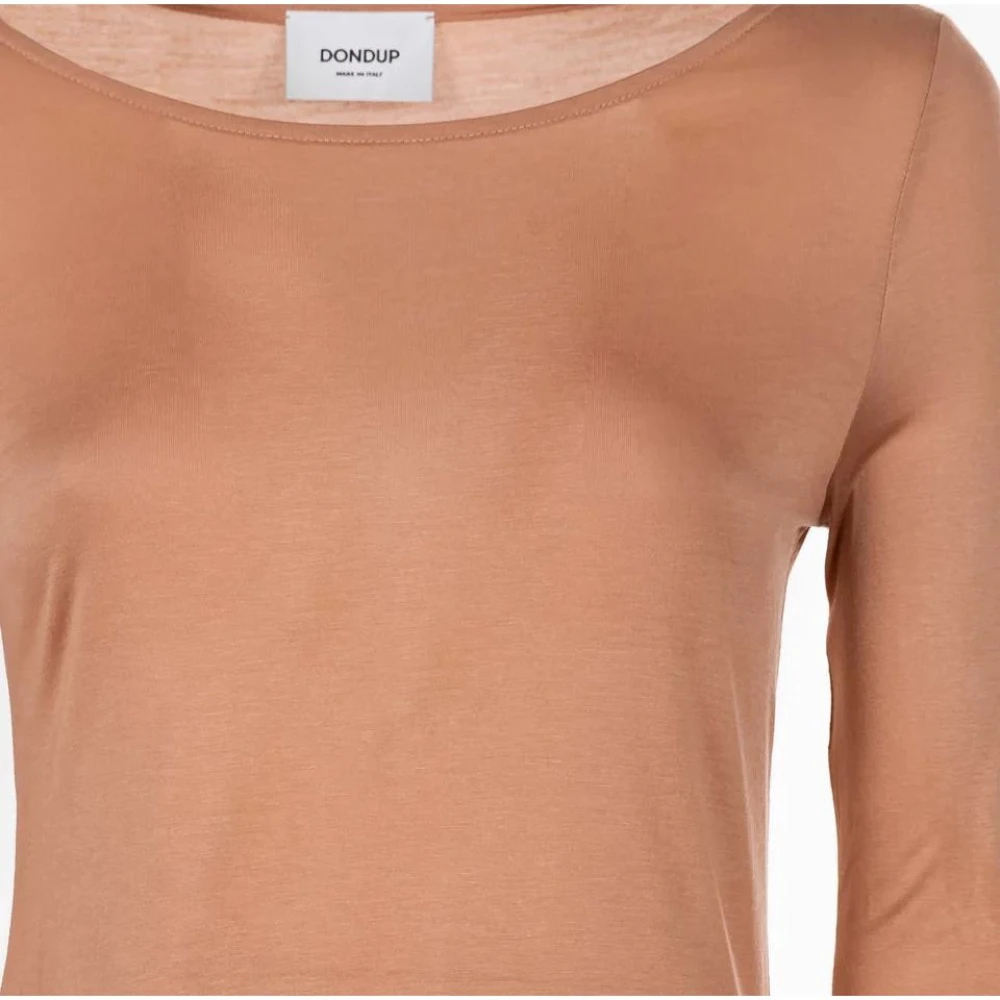 Dondup Elegant Nude Sweater Brown Dames