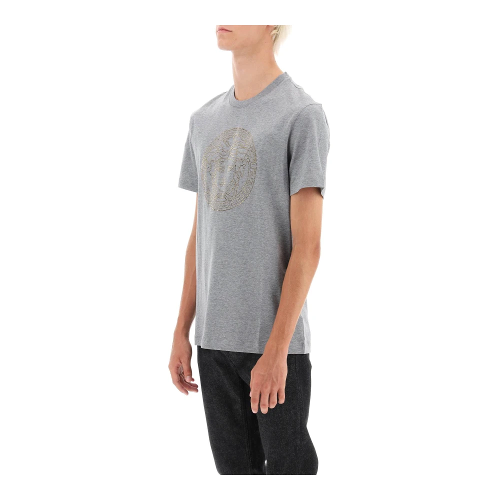 Versace T-Shirts Gray Heren