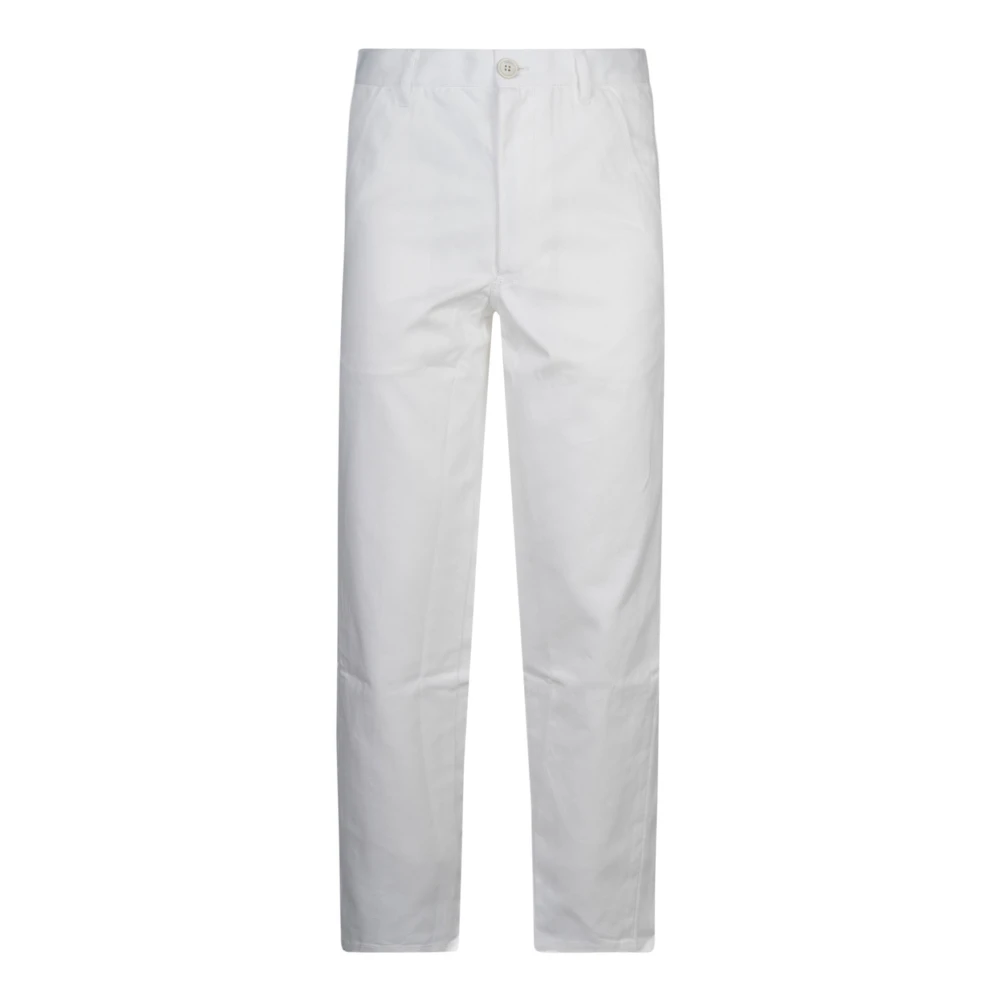 Comme des Garçons Witte Casual Broek White Heren