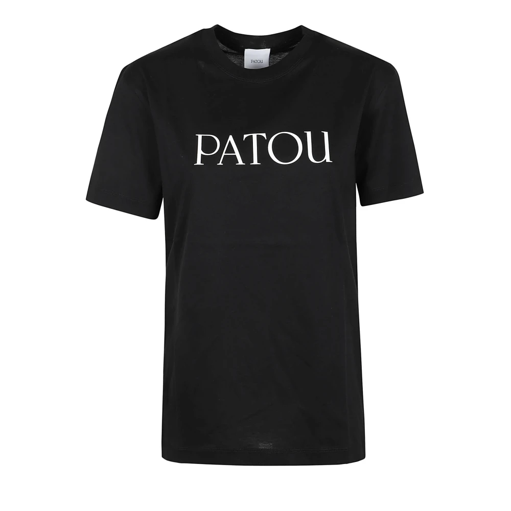 Patou Zwarte Essential T-Shirt Black Dames