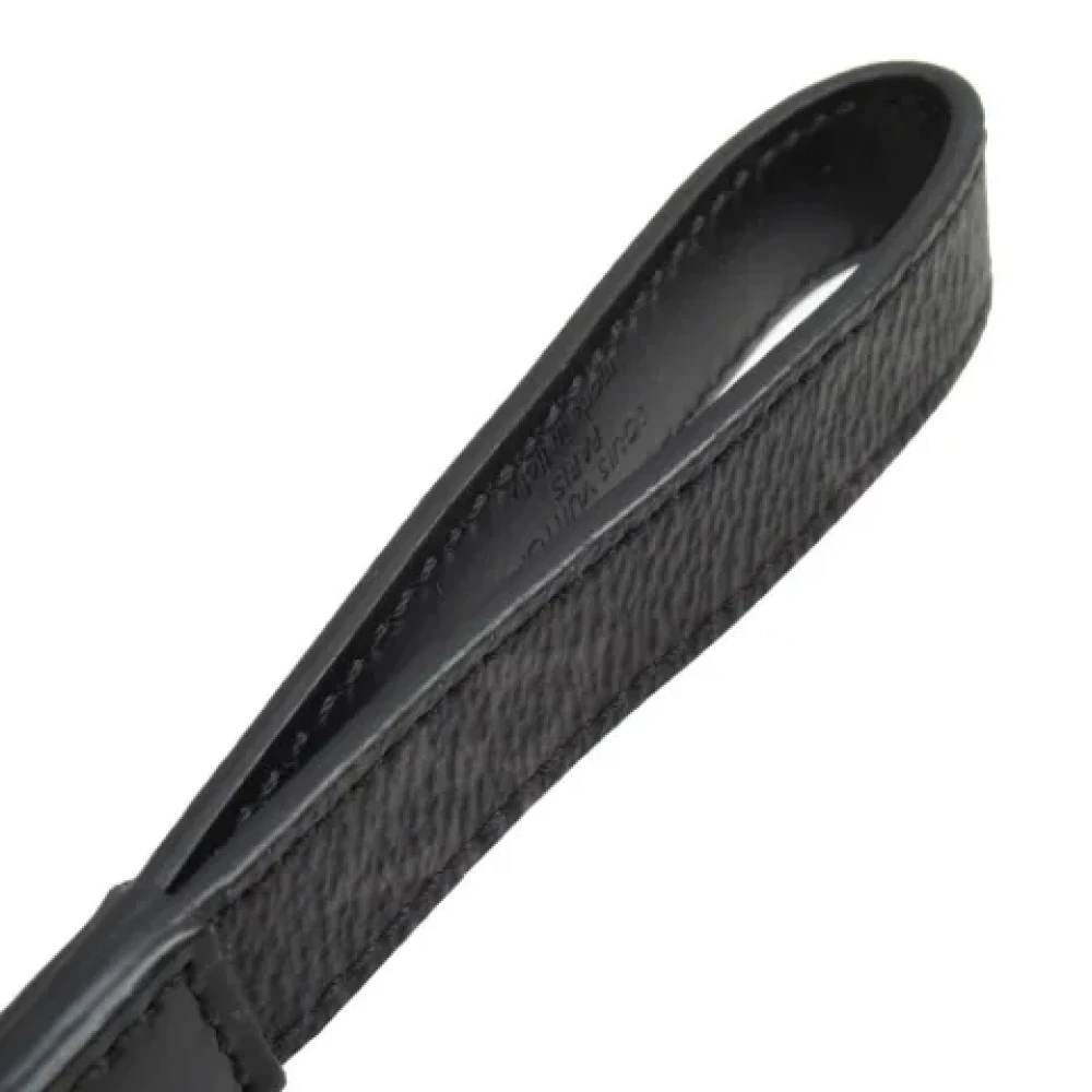 Louis Vuitton Vintage Pre-owned Canvas key-holders Black Dames