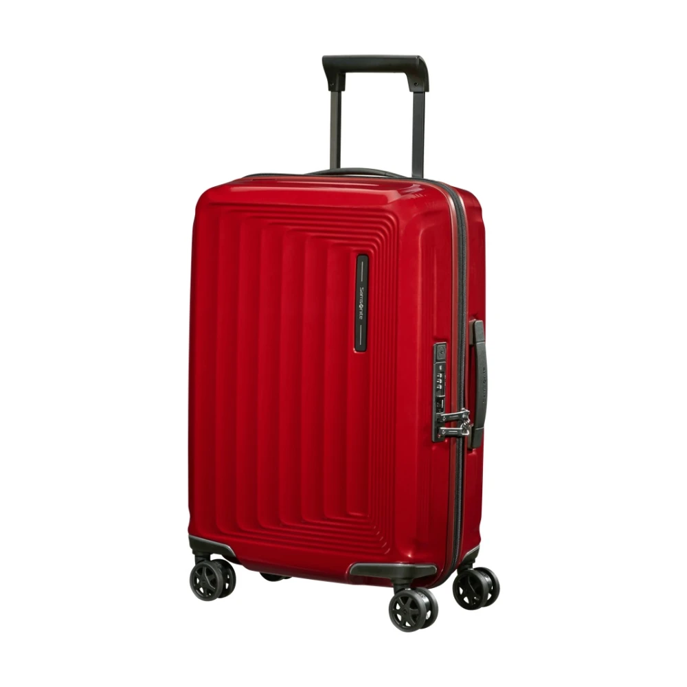 Samsonite Modern Vierkant Design Trolley Red Unisex