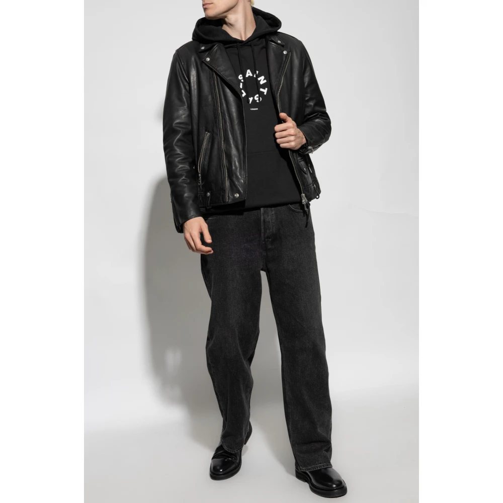 AllSaints Hoodie Tierra Black Heren
