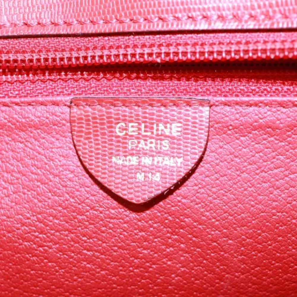Celine Vintage Pre-owned Leather celine-bags Red Dames
