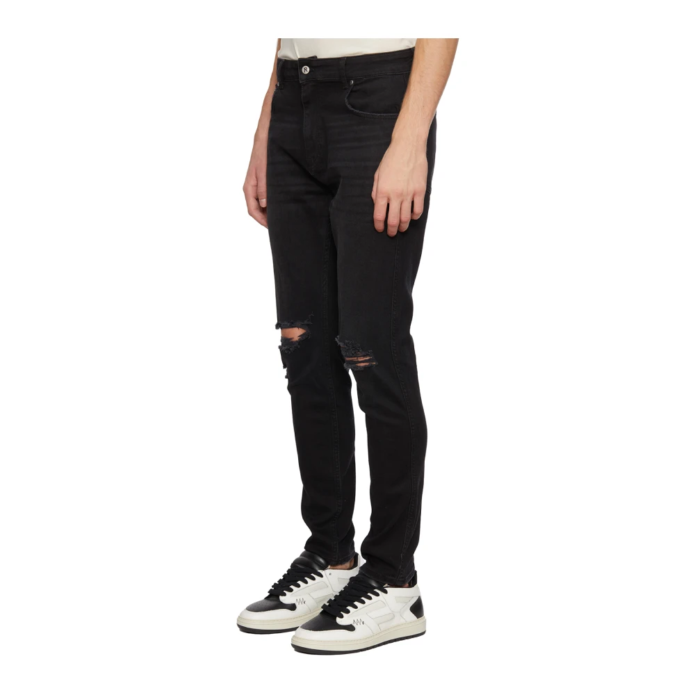 Represent Destroyed Denim Jeans Black Heren