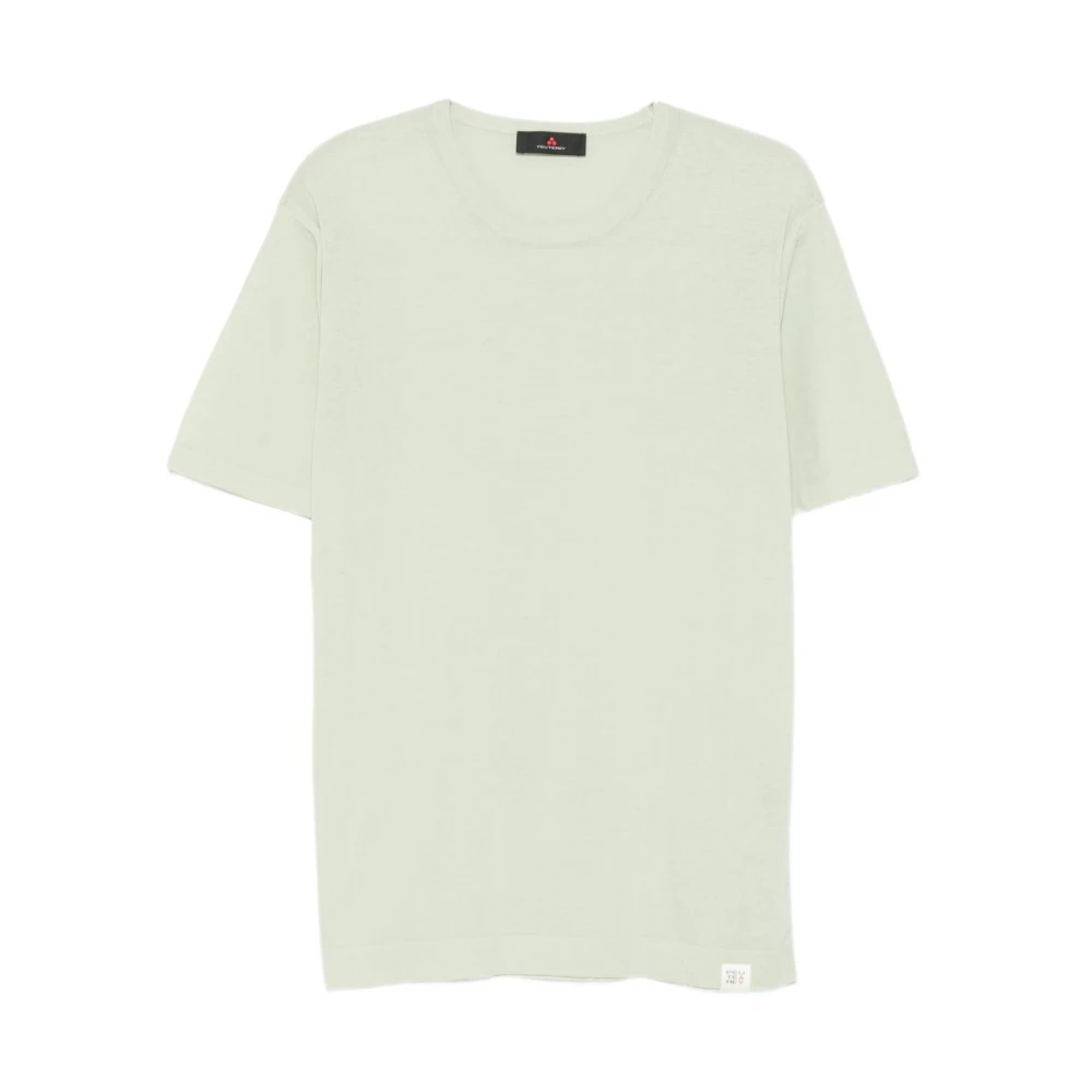 Peuterey Mannelijk Groente Tops Heren, Groen, L, Katoen, T-Shirts En Polo's