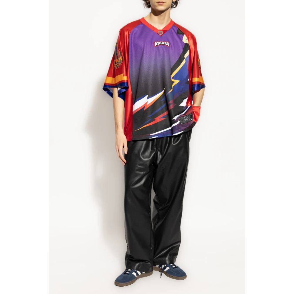 adidas Originals V-hals T-shirt Multicolor Heren