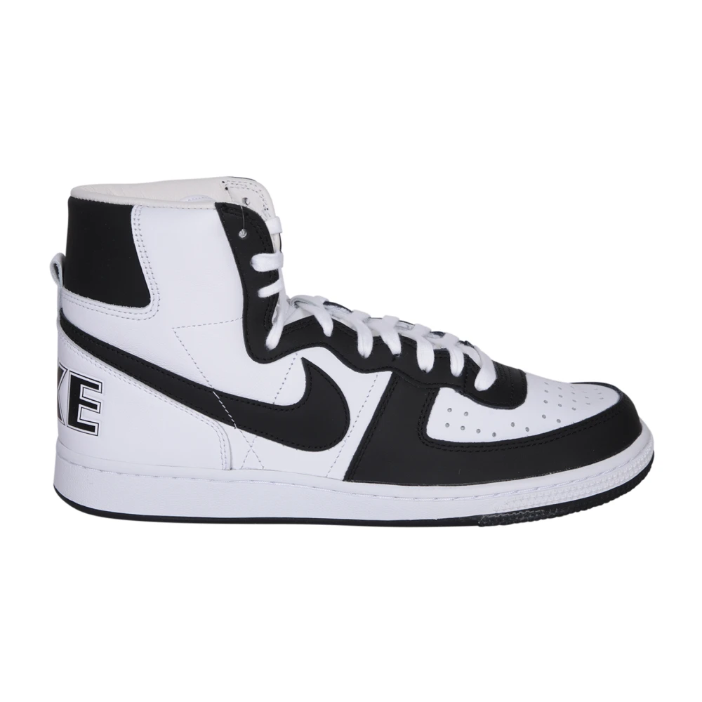 Comme des Garçons Zwarte Sneakers Ronde Neus Vetersluiting Heren Schoenen